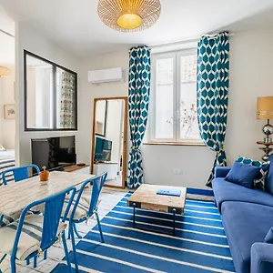 Bleu 29m2, 120m Vieux-port , Clim ,wifi, Acces Autonome Avec Code Appartement